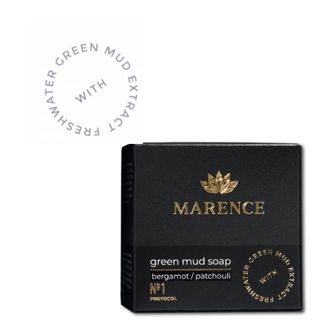 MARENCE GREEN MUD SOAP BERGAMOT/ PATCHOULI