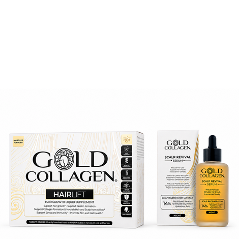 GOLD COLLAGEN HAIRLIFT + SCALP SERUM SET